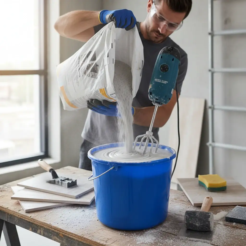 معرفی چسب کاشی پودری - وینتوشیمی