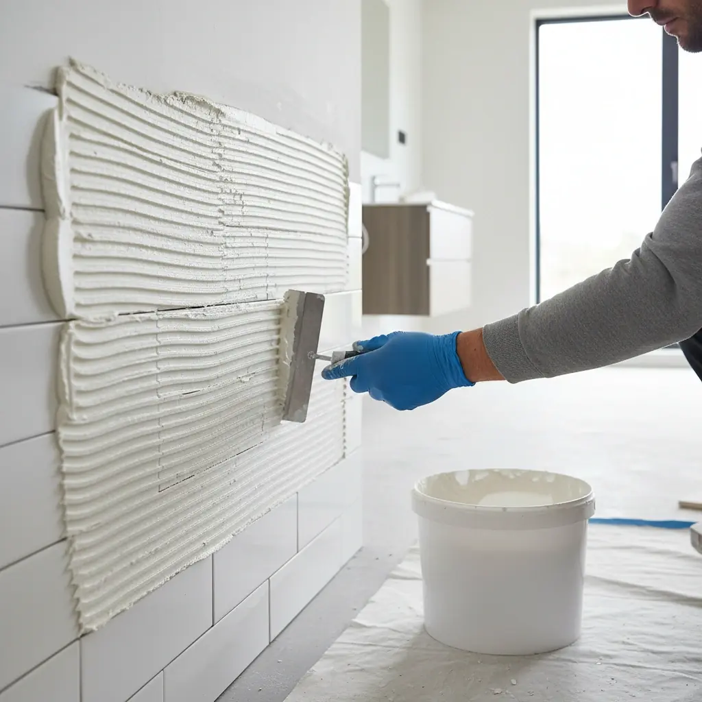 نحوه استفاده از چسب کاشی خمیری - وینتوشیمی